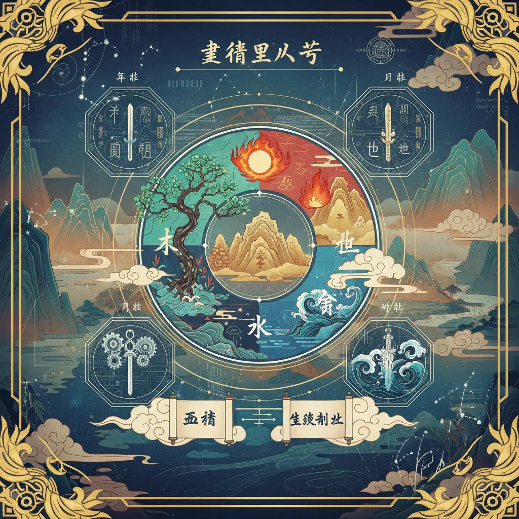 韋千里八字 - 五行