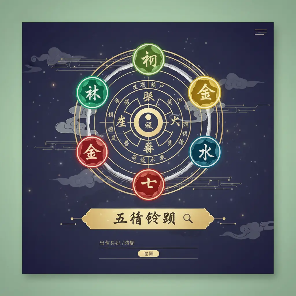 五行查詢 - 生辰八字